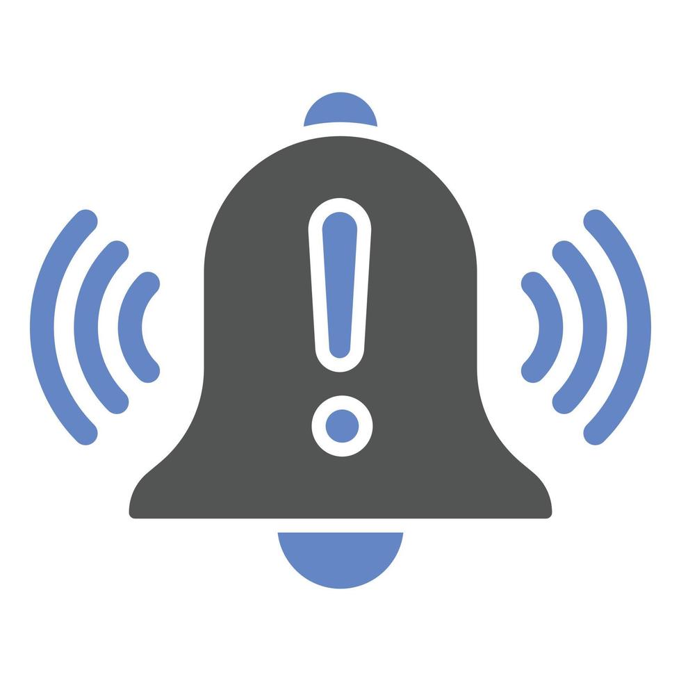 Warning Alarm Icon Style vector