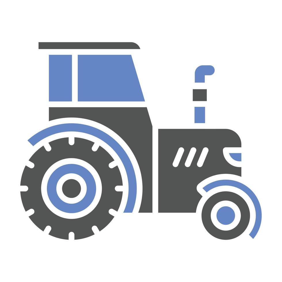 Tractor Icon Style vector