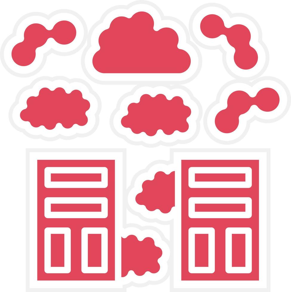 Smog Icon Style vector