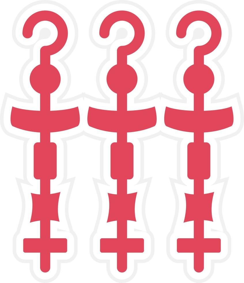 Shish Kebab Icon Style vector