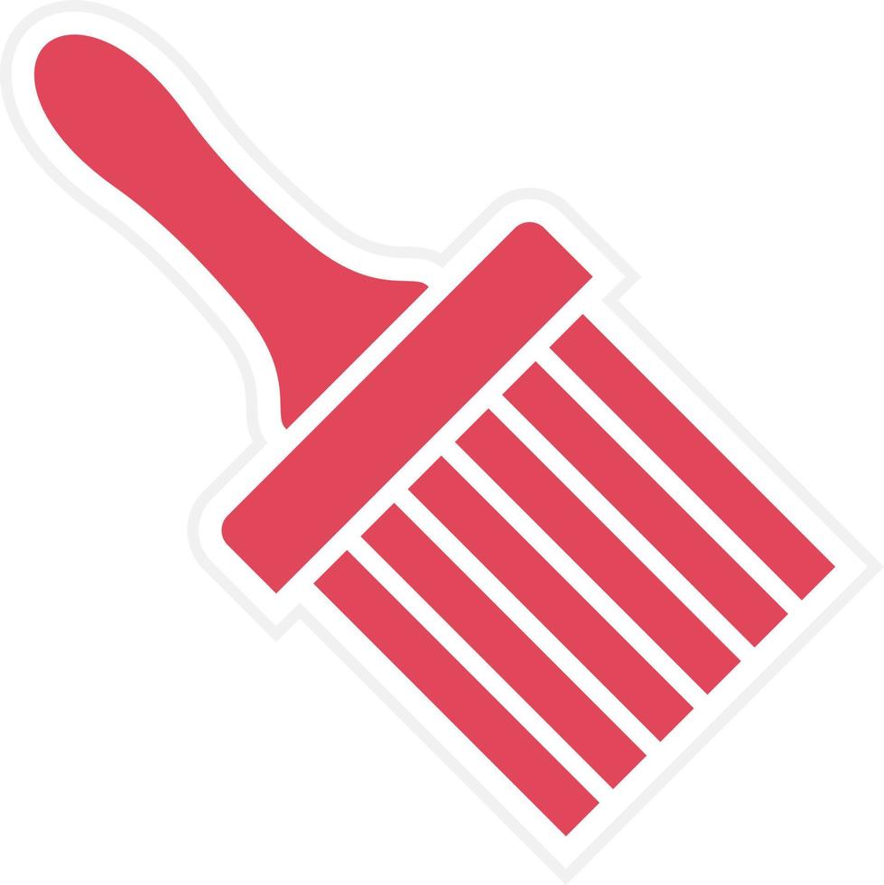 Basting Brush Icon Style vector