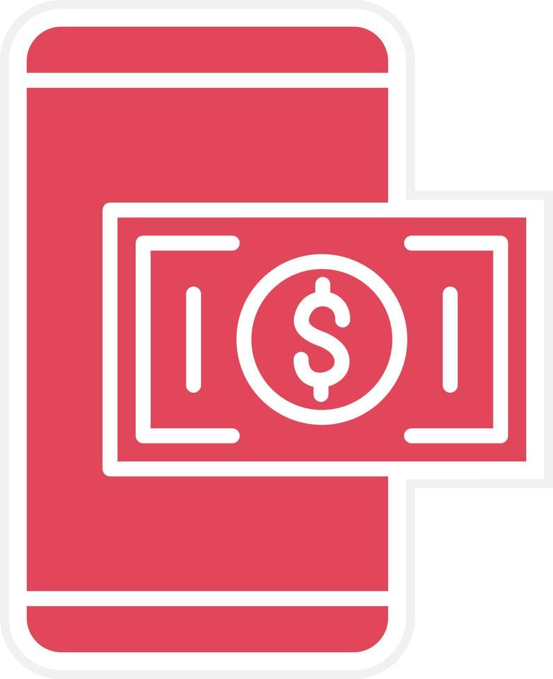 Mobile Payment Icon Style vector