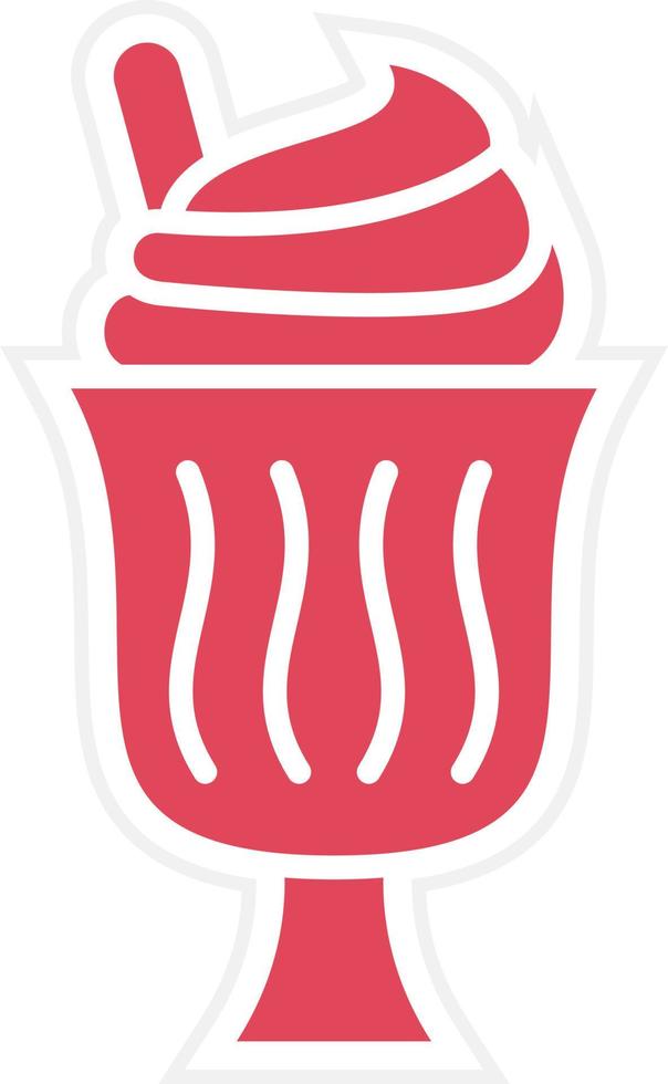 Icecream Icon Style vector