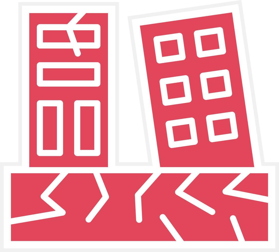Earthquake Icon Style vector