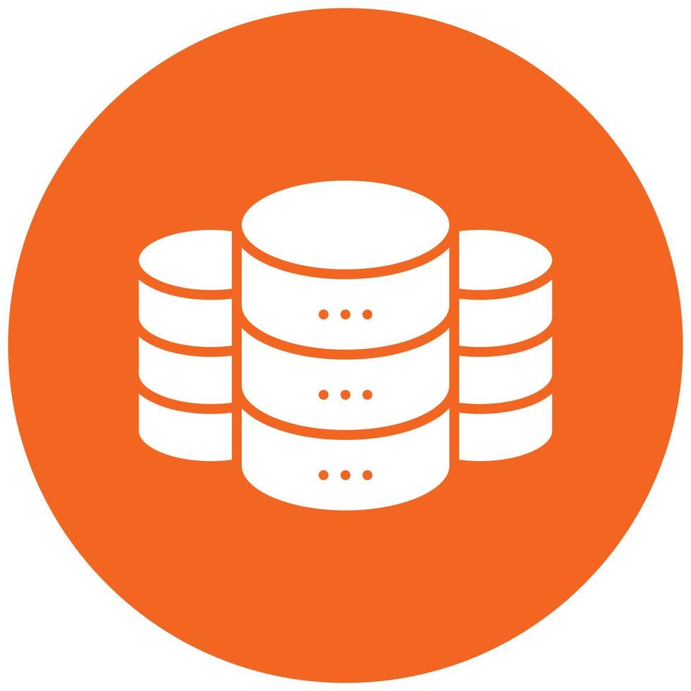 Database Icon Style vector