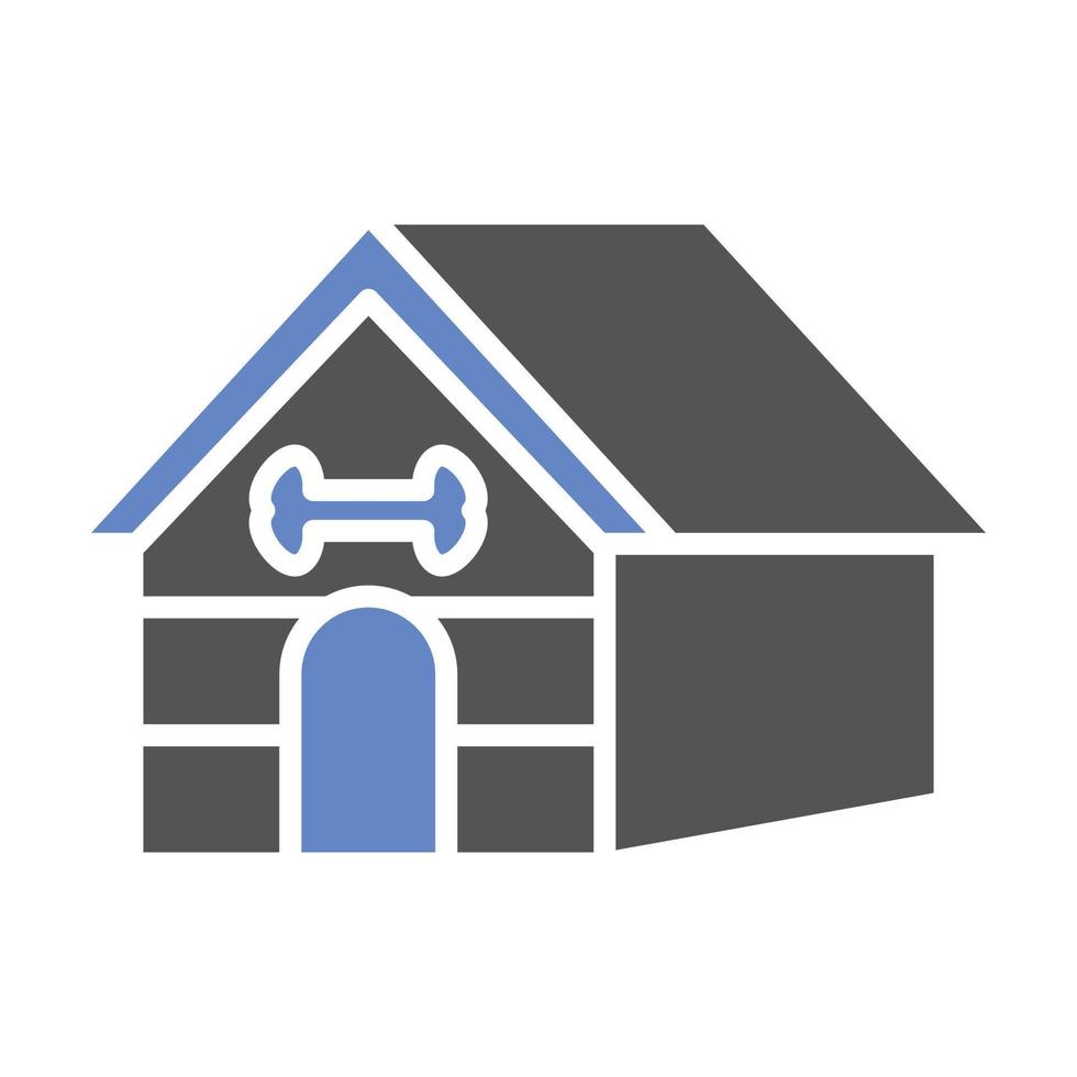 Pet House Icon Style vector