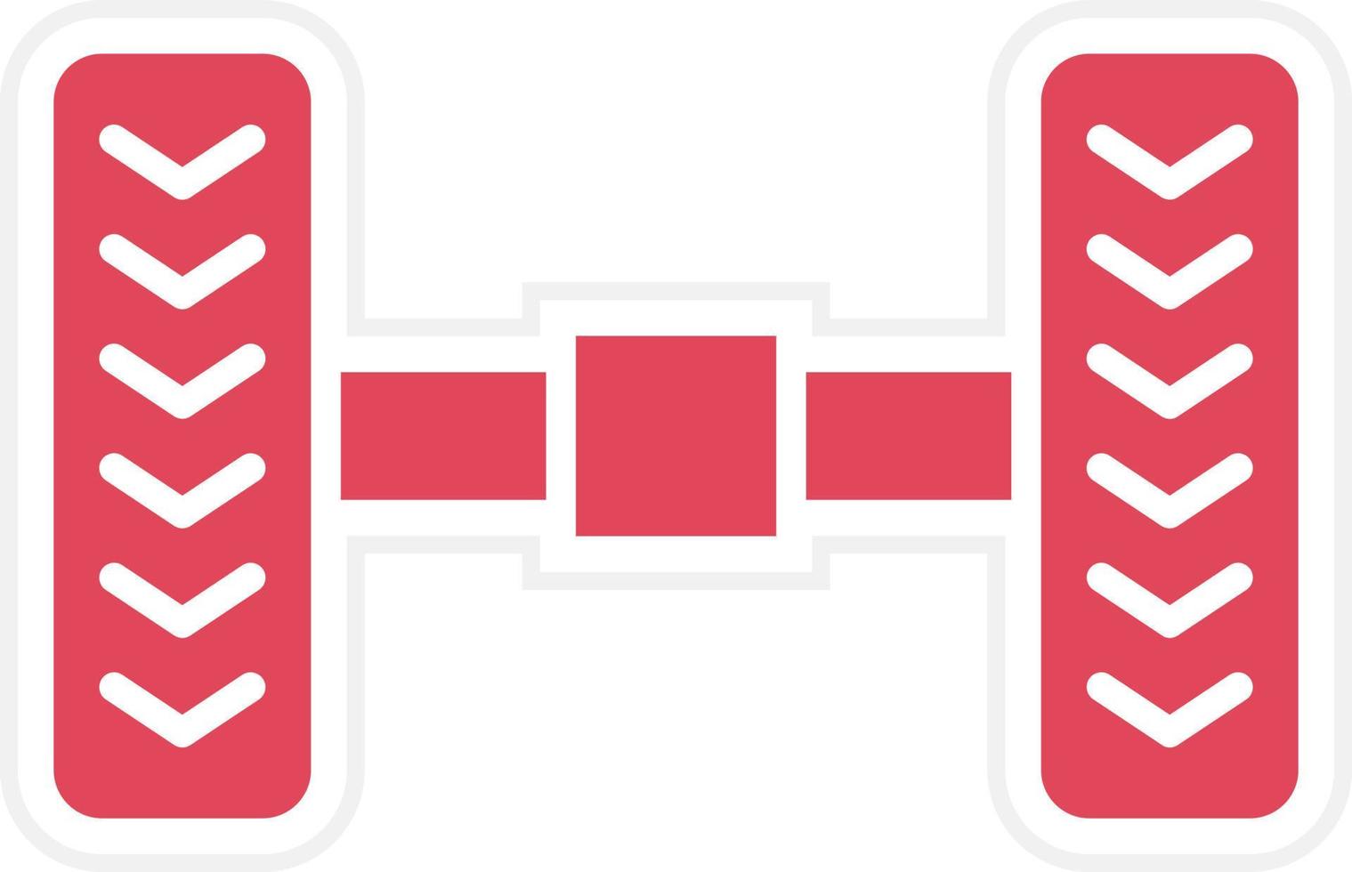 Wheel Alignment Icon Style vector