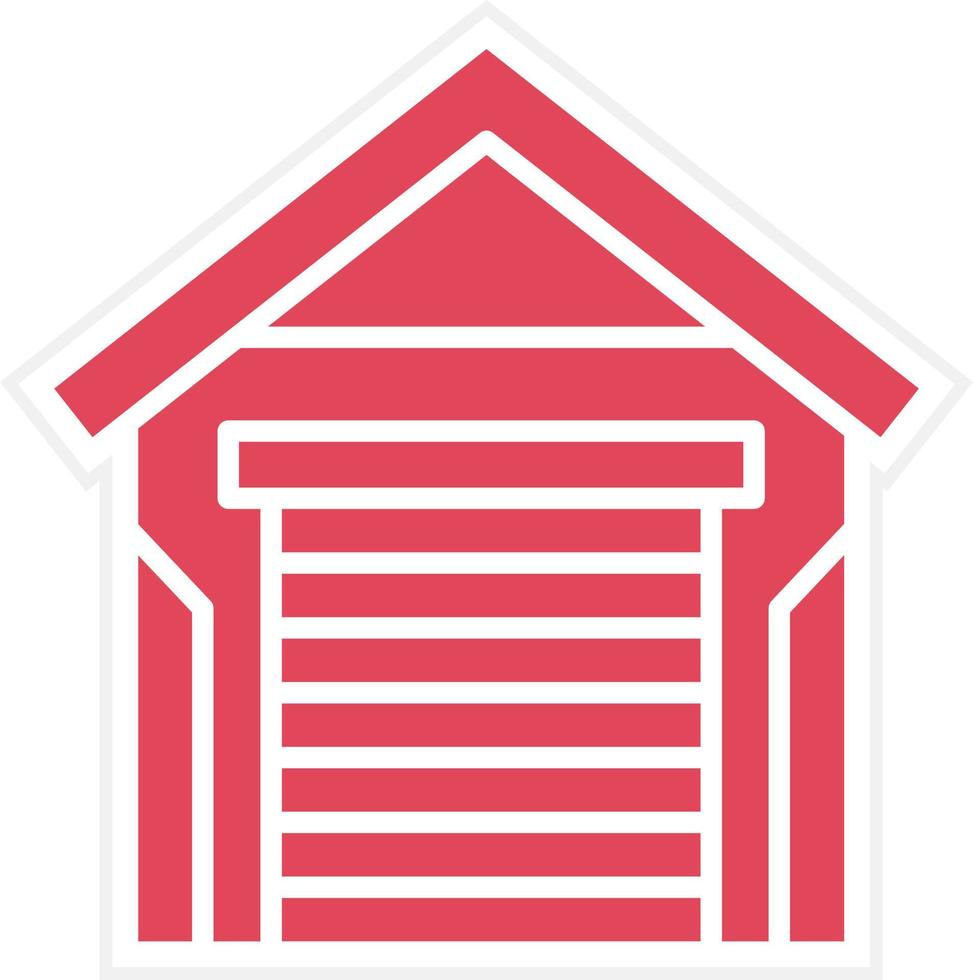 Garage Icon Style vector