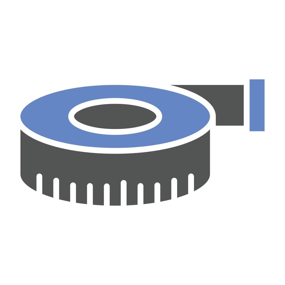 Measuring Tape Icon Style vector