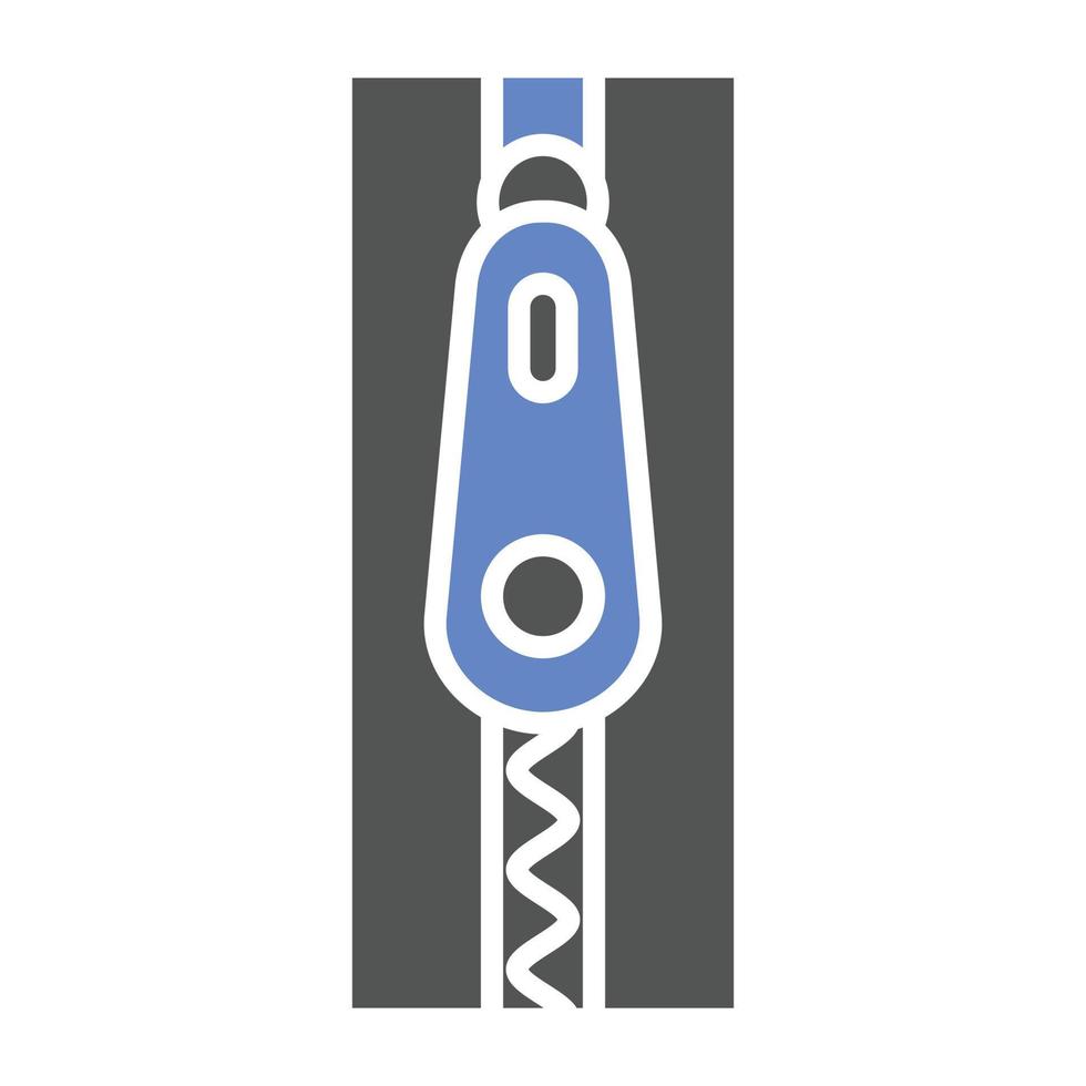 Zipper Icon Style vector