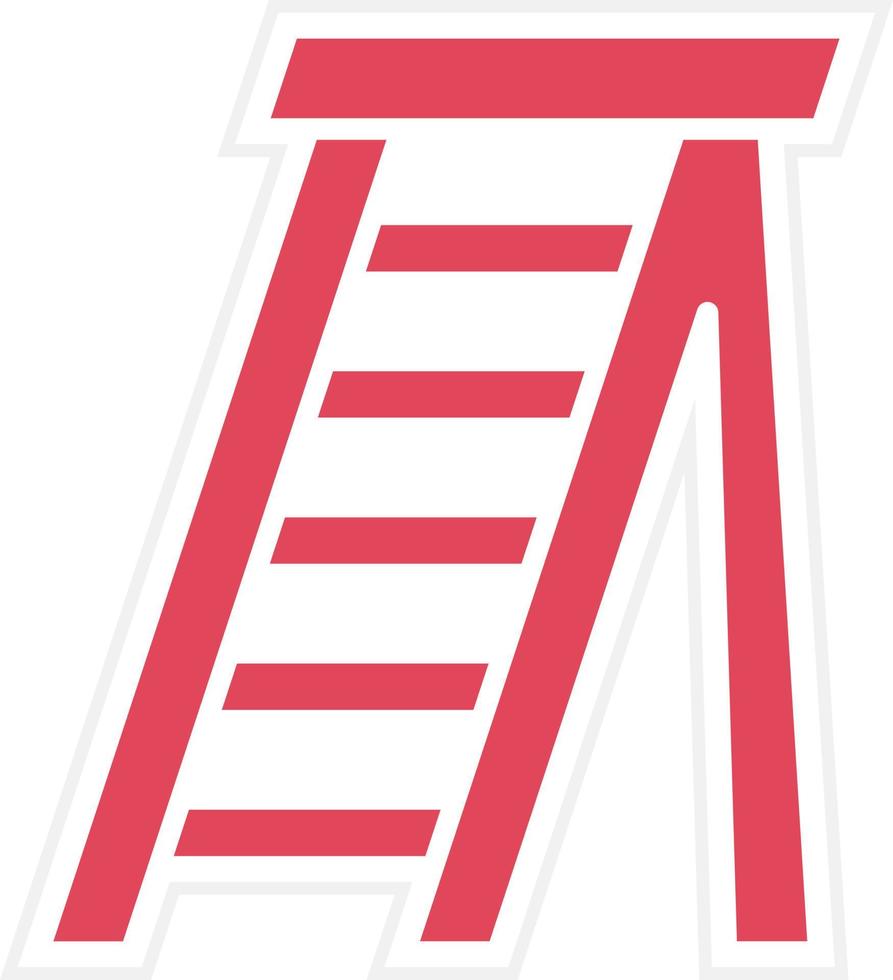 Stepladder Icon Style vector