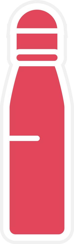 Water Bottle Icon Style vector