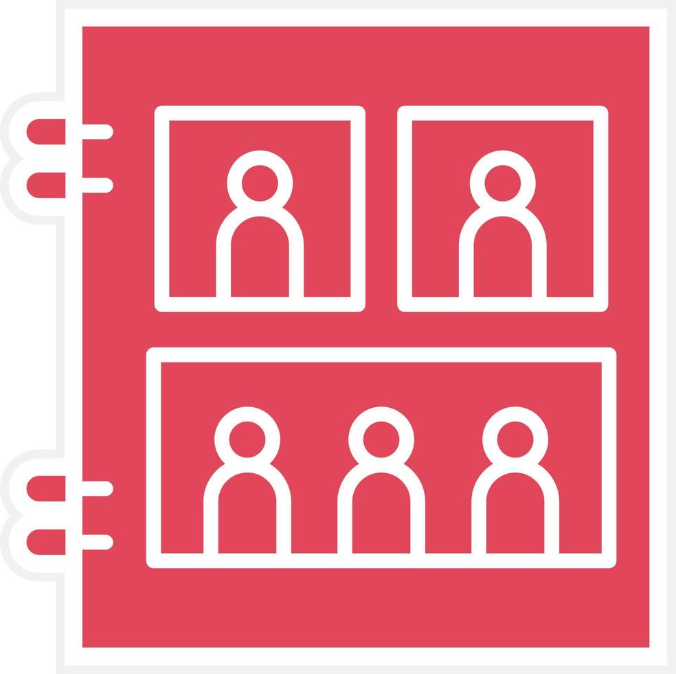 Family Book Icon Style vector
