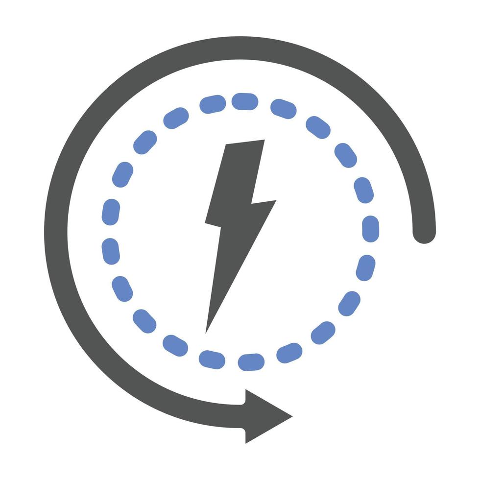 Energy Consumption Icon Style vector