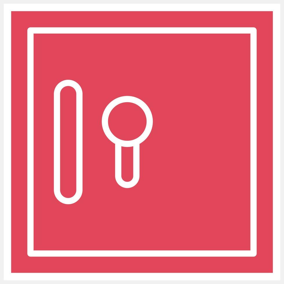 Safe Box Icon Style vector