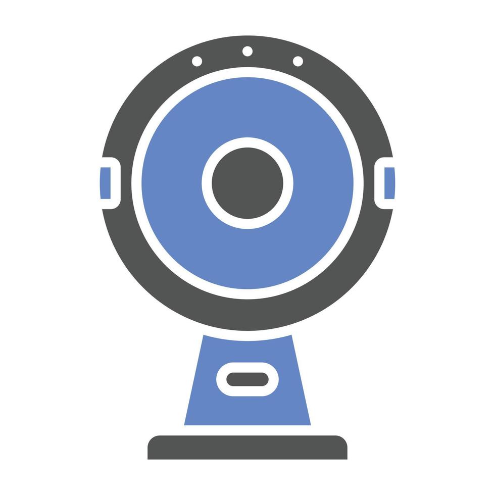 Round Webcam Icon Style vector