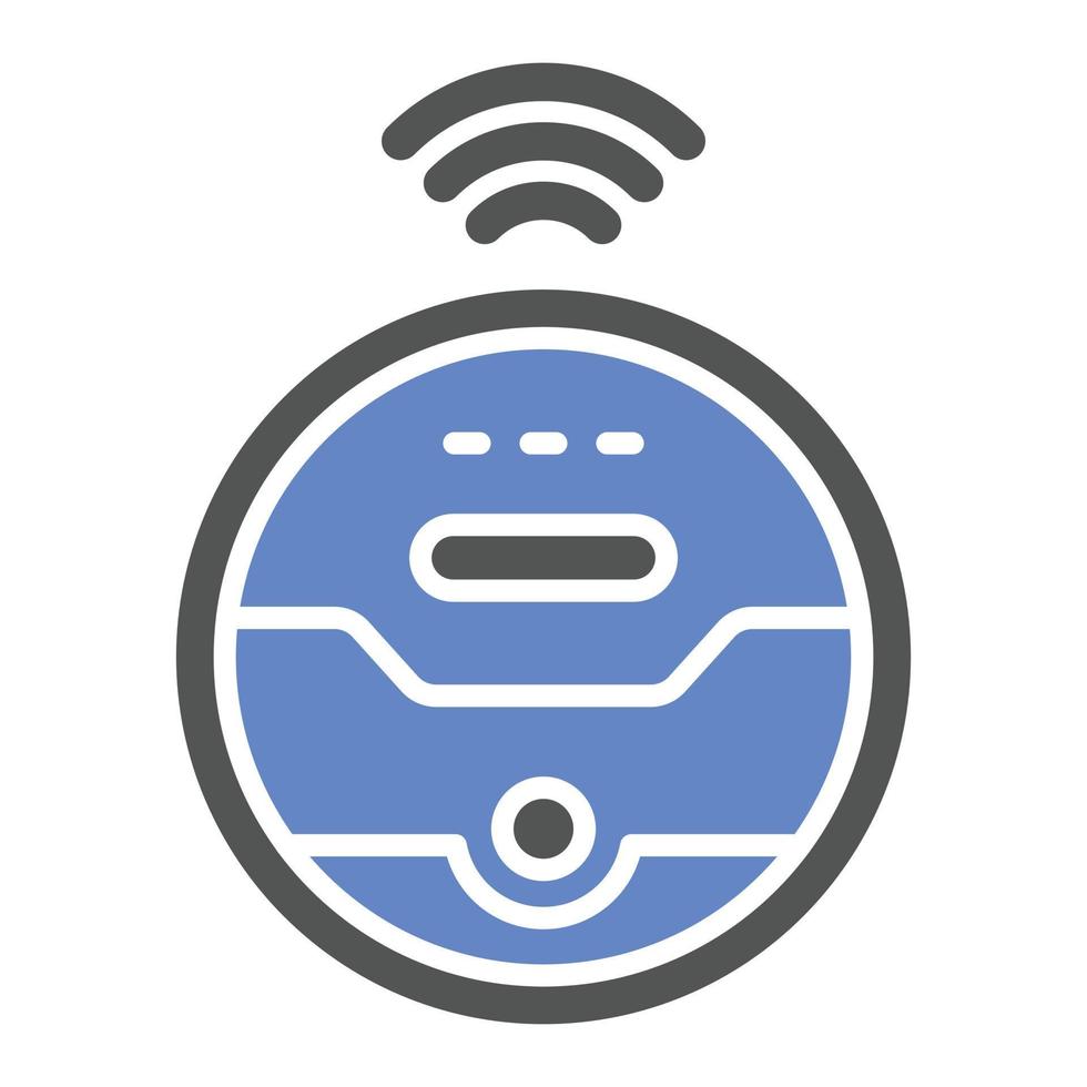 Robot Vaccum Icon Style vector