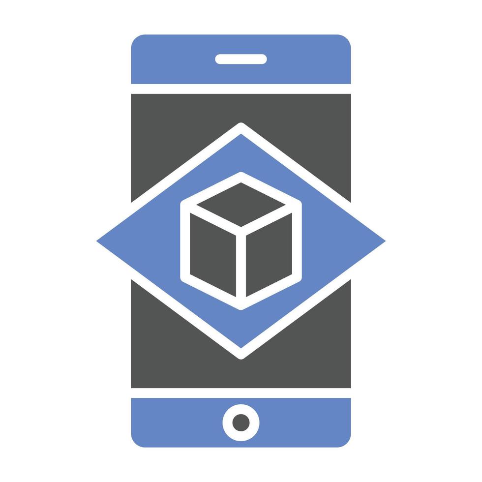 Augmented Reality Icon Style vector