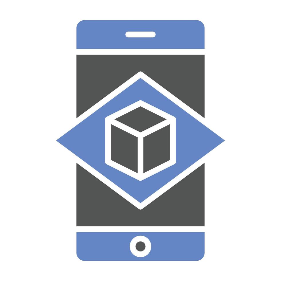 Augmented Reality Icon Style vector