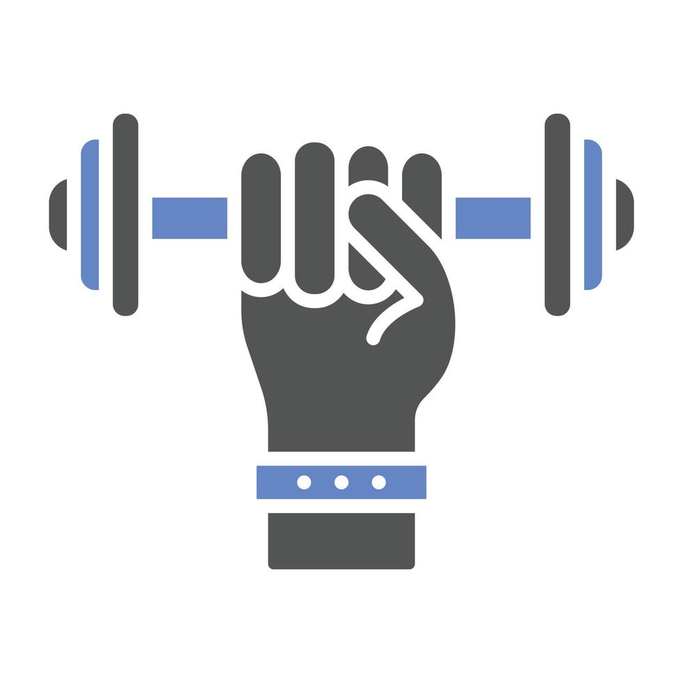 Weight Lifting Icon Style vector