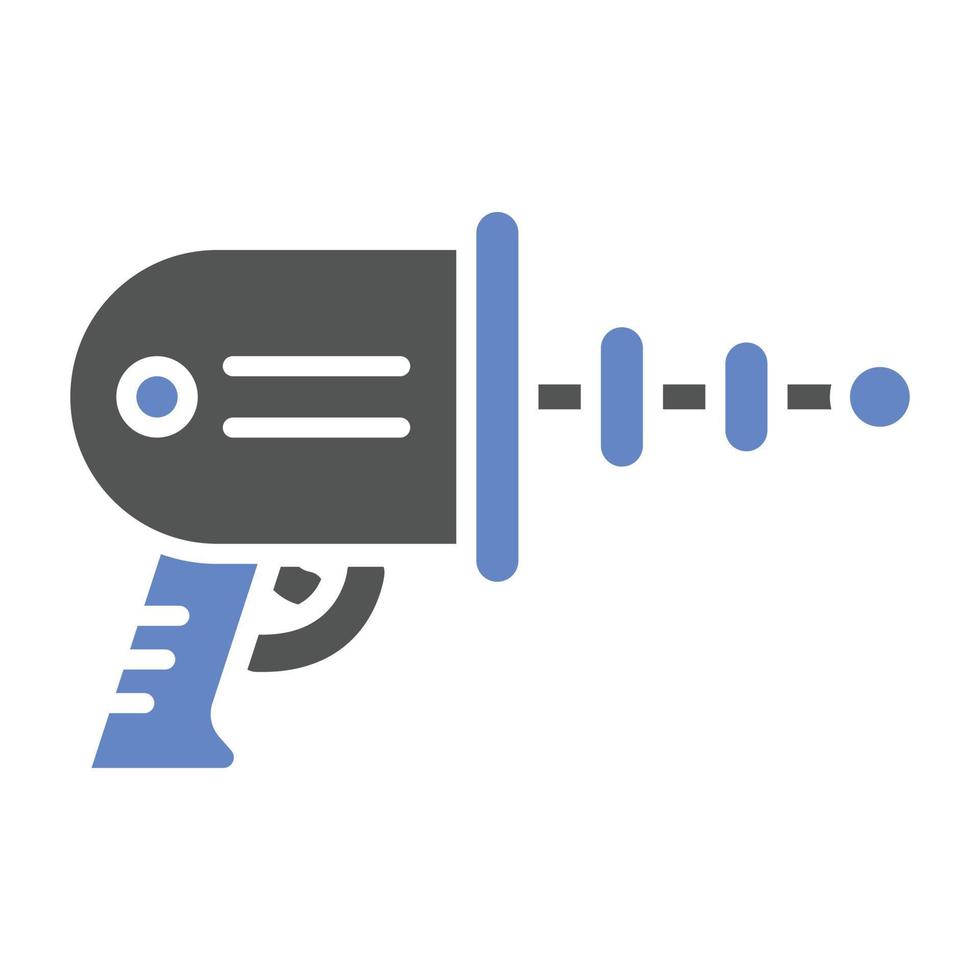 Space Gun Icon Style vector