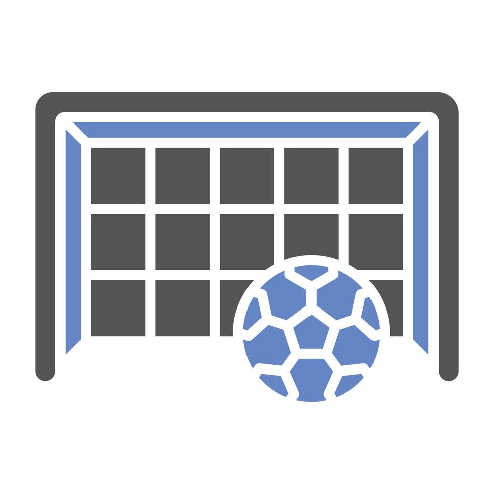 Football Goal Icon Style vector
