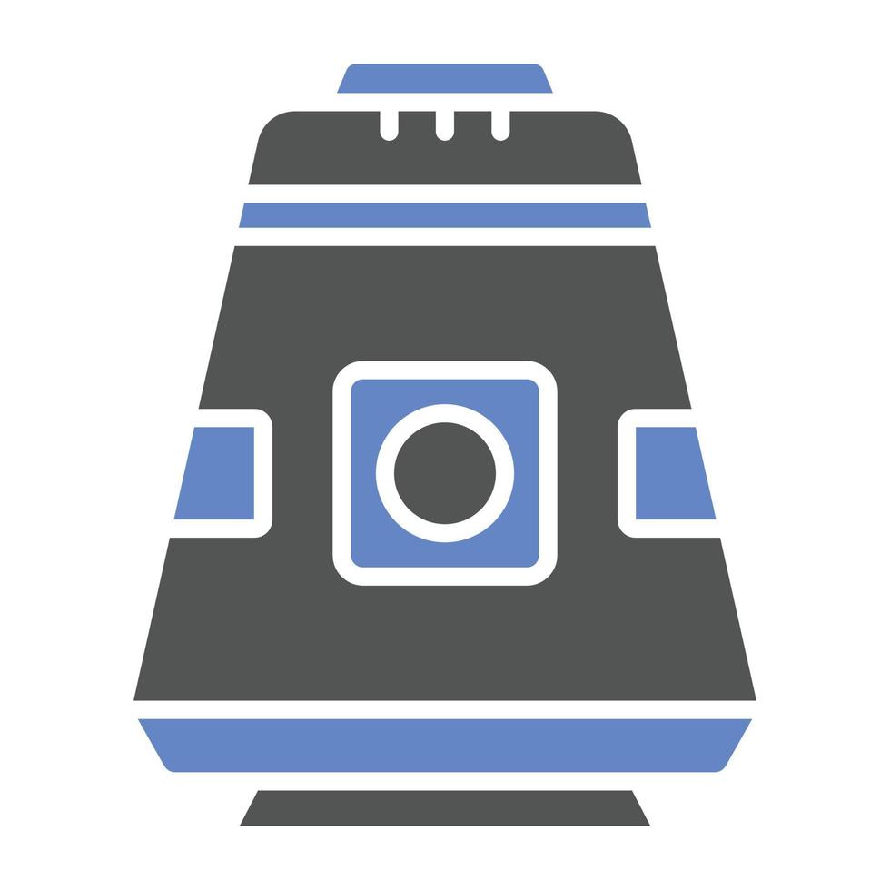 Space Capsule Icon Style vector