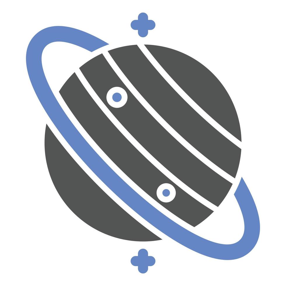 Saturn Icon Style vector