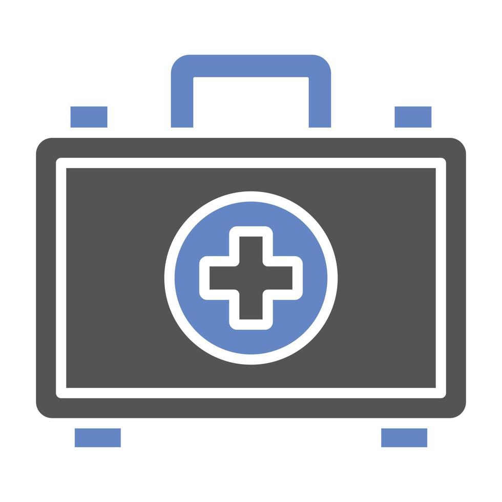 First Aid Kit Icon Style vector