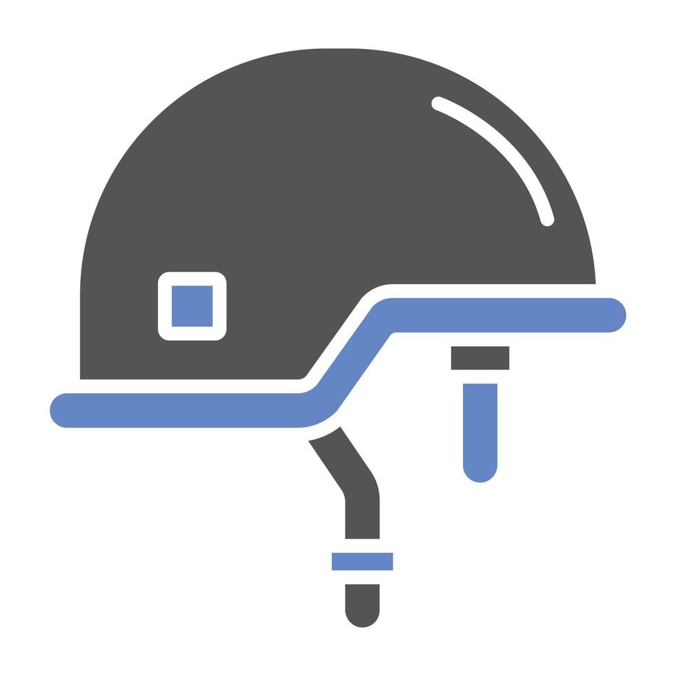 Soldier Helmet Icon Style vector