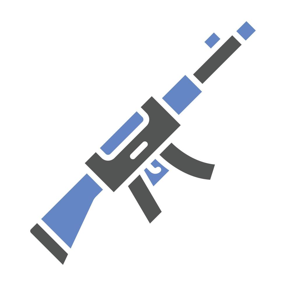 Machine Gun Icon Style vector