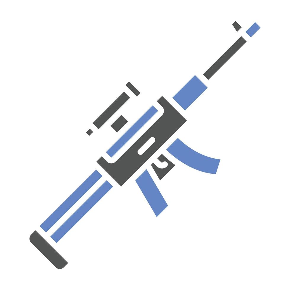 Sniper Rifle Icon Style vector
