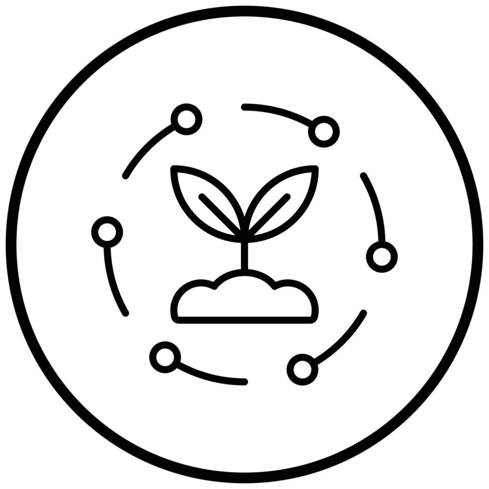 Agronomy Icon Style vector