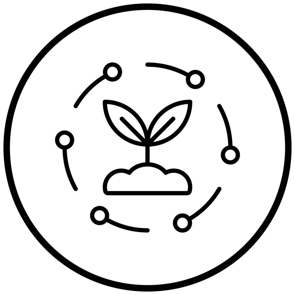 Agronomy Icon Style vector