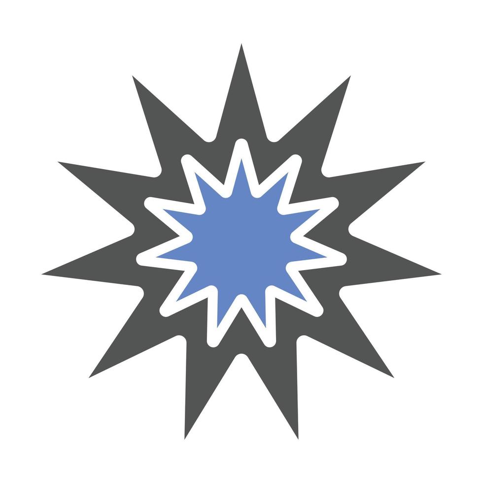 Explosion Icon Style vector