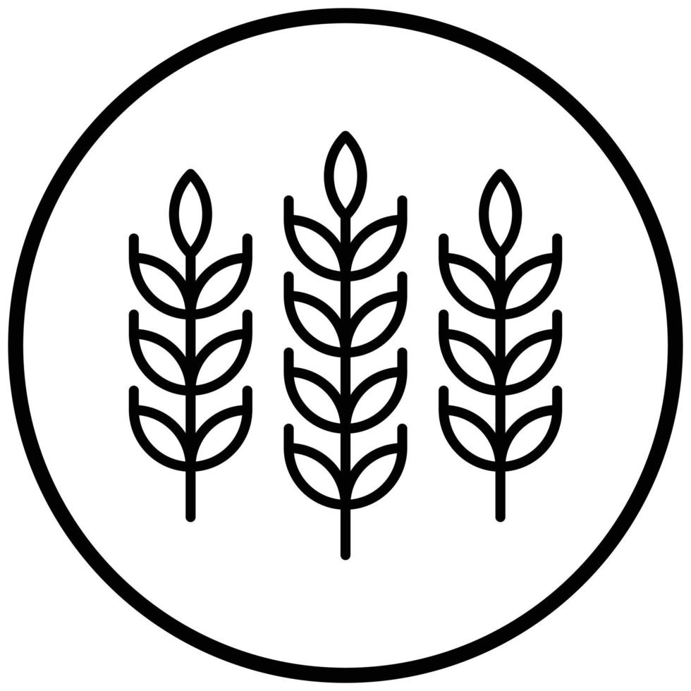 Wheat Icon Style vector