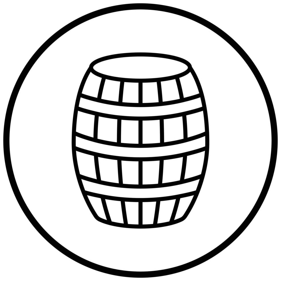 Barrel Icon Style vector