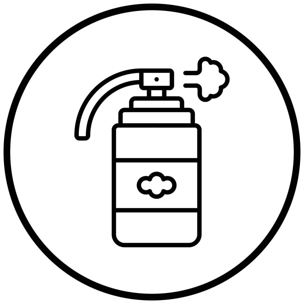 Tear Gas Icon Style vector