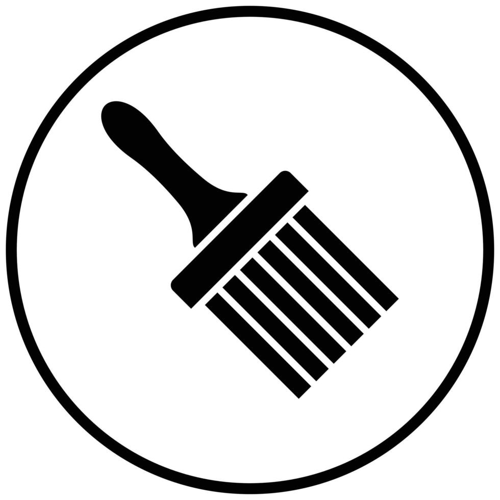 Basting Brush Icon Style vector