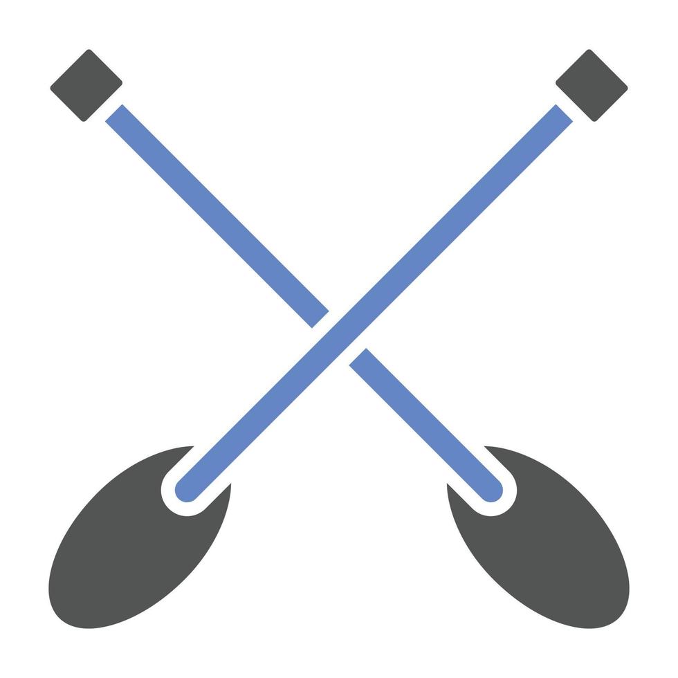 Paddles Icon Style vector