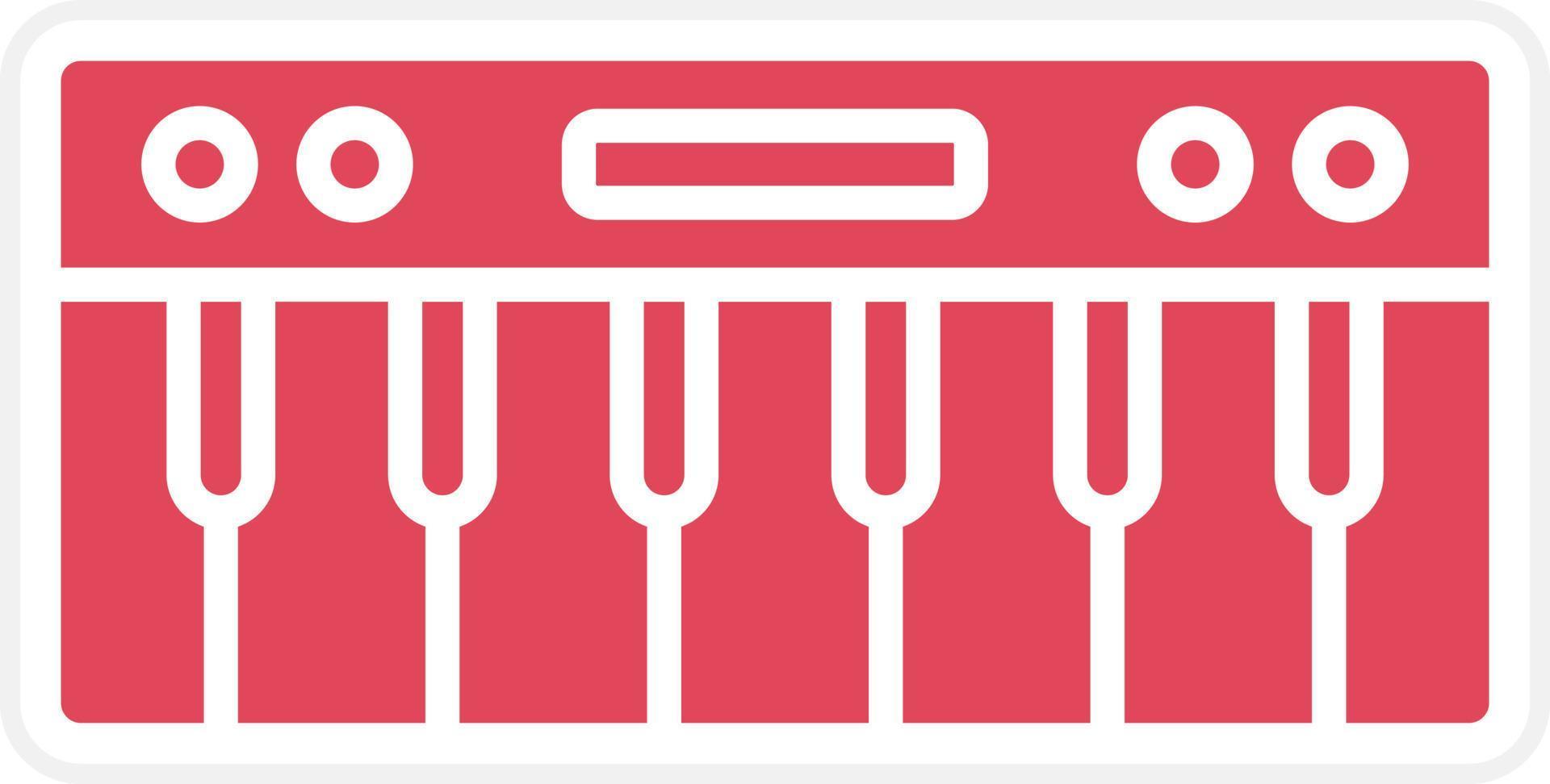 Piano Icon Style vector