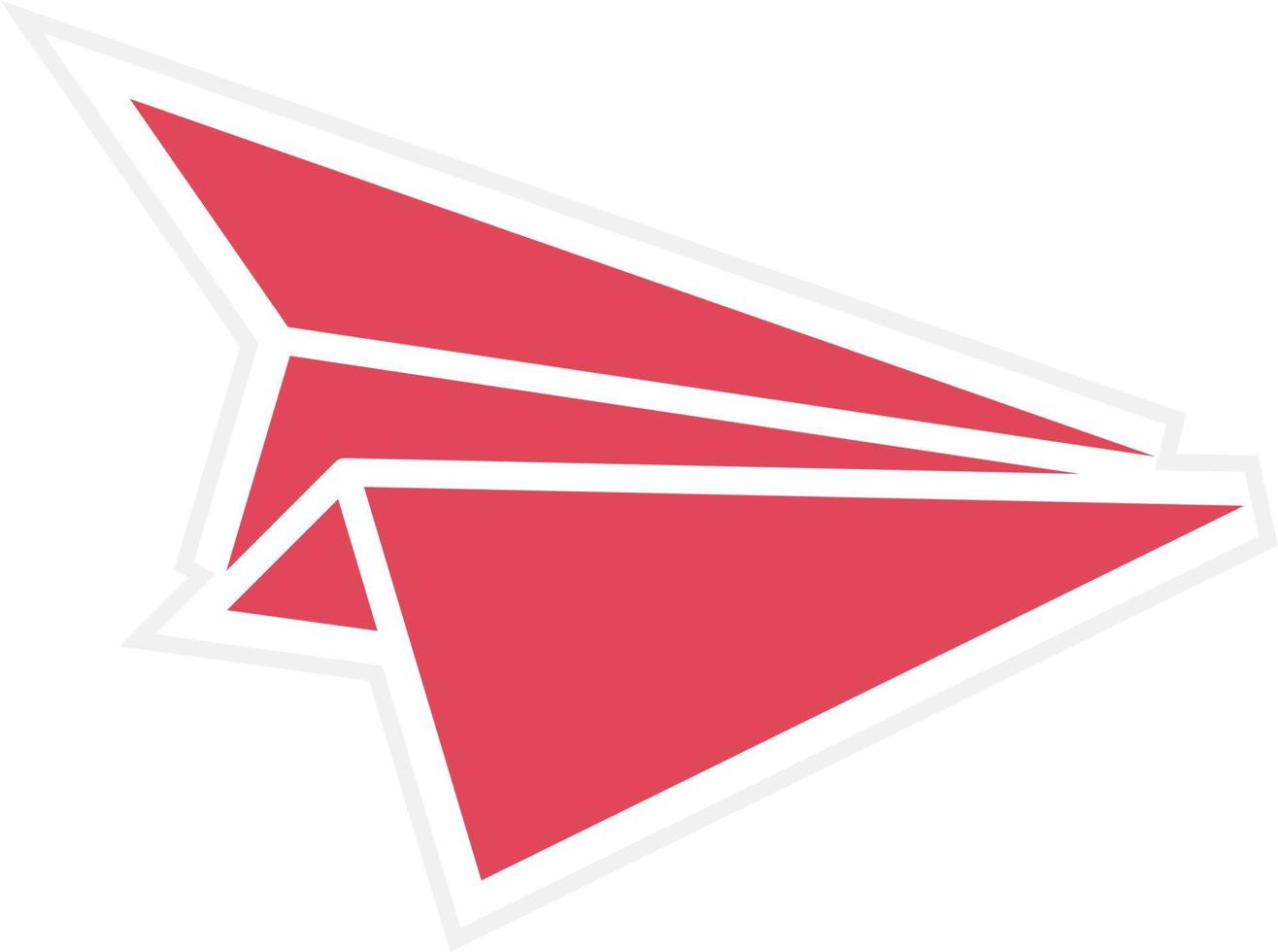 Paper Plane Icon Style vector