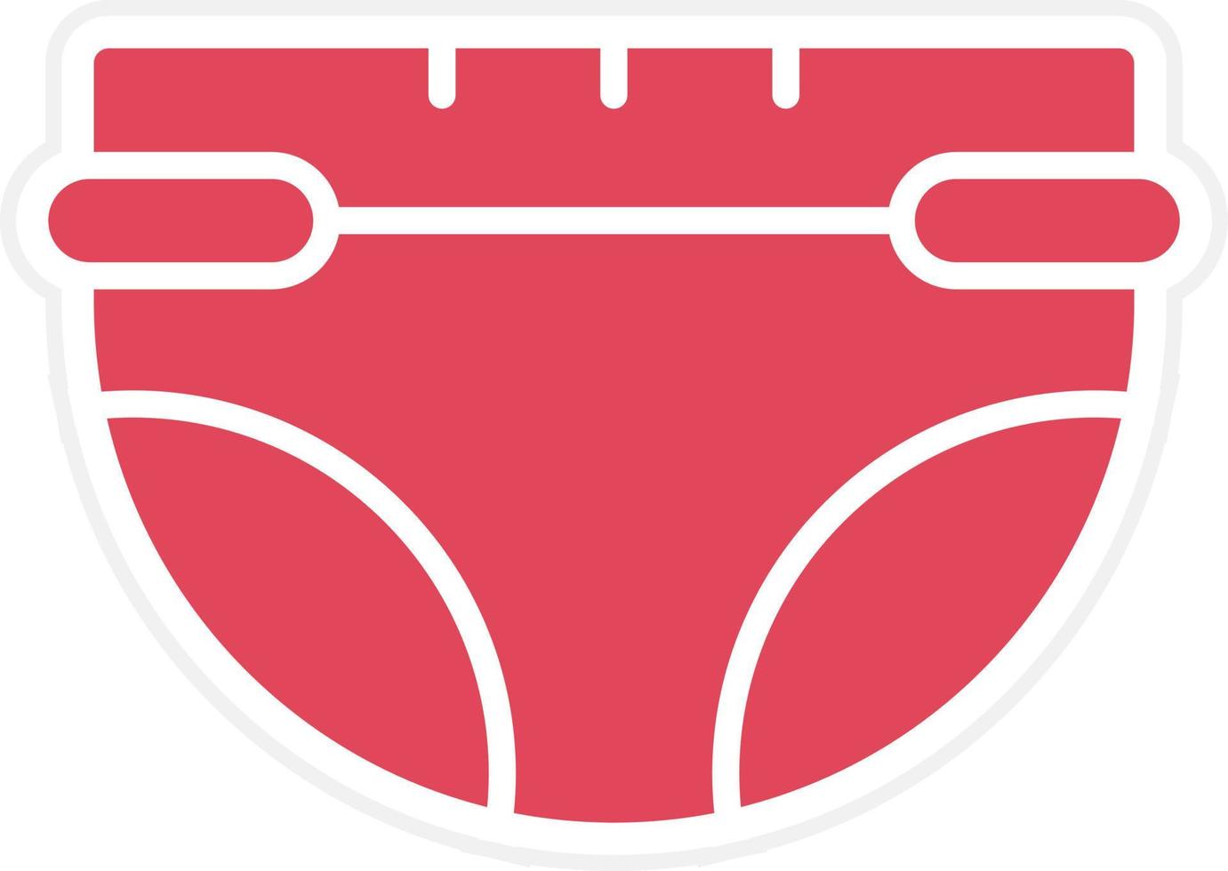 Diaper Icon Style vector