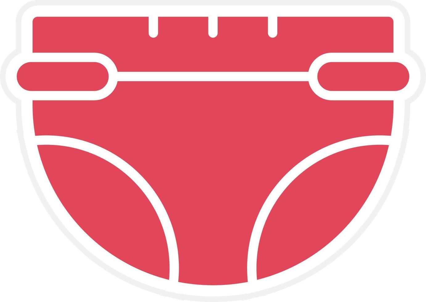 Diaper Icon Style vector