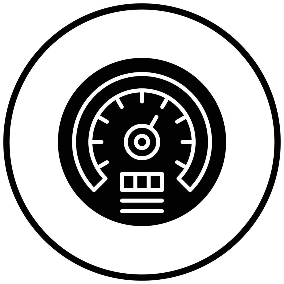 Tachometer Icon Style vector