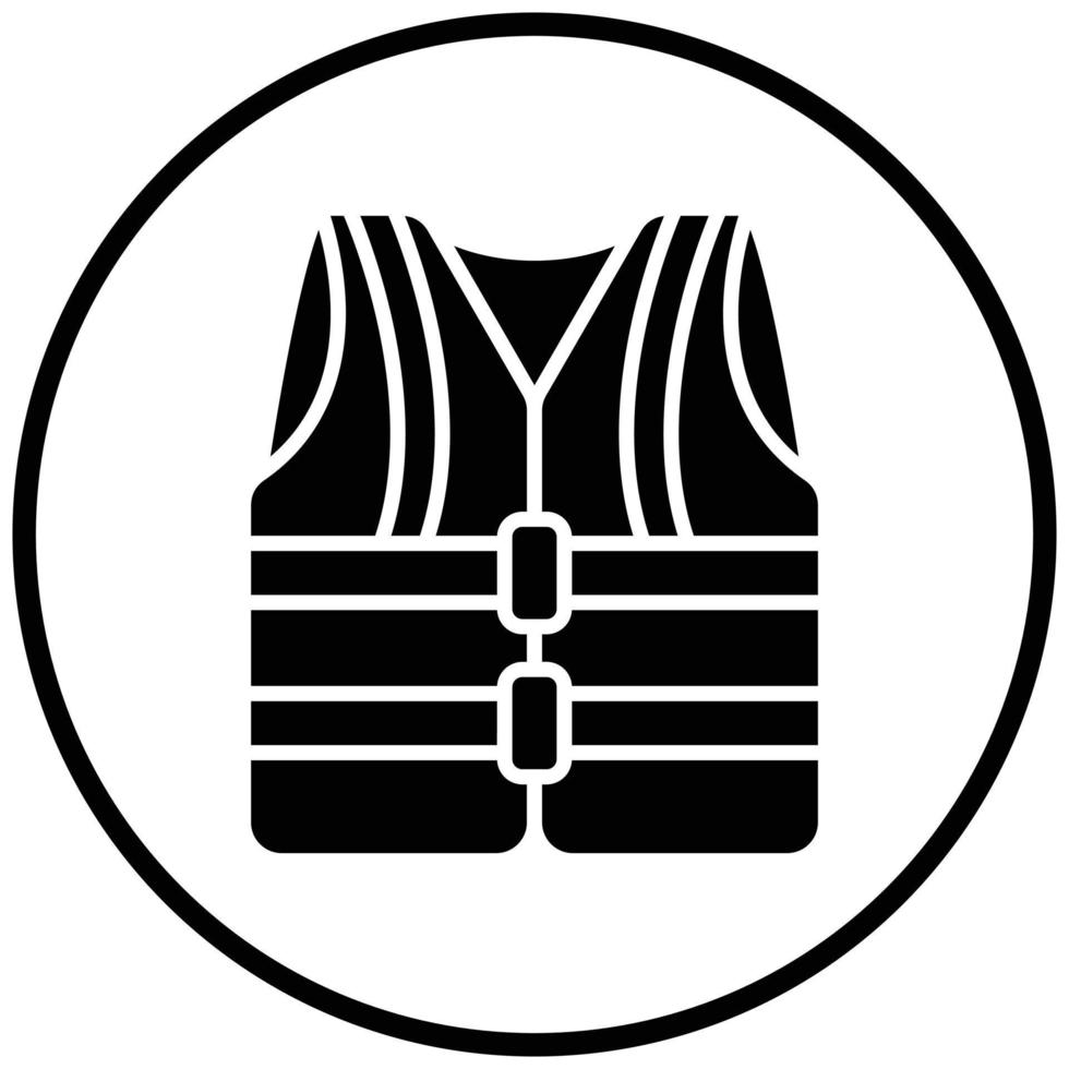 Labour Vest Icon Style vector