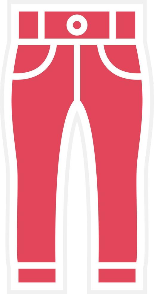 Pants Icon Style vector