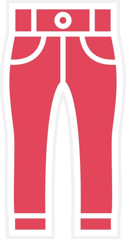 Pants Icon Style vector