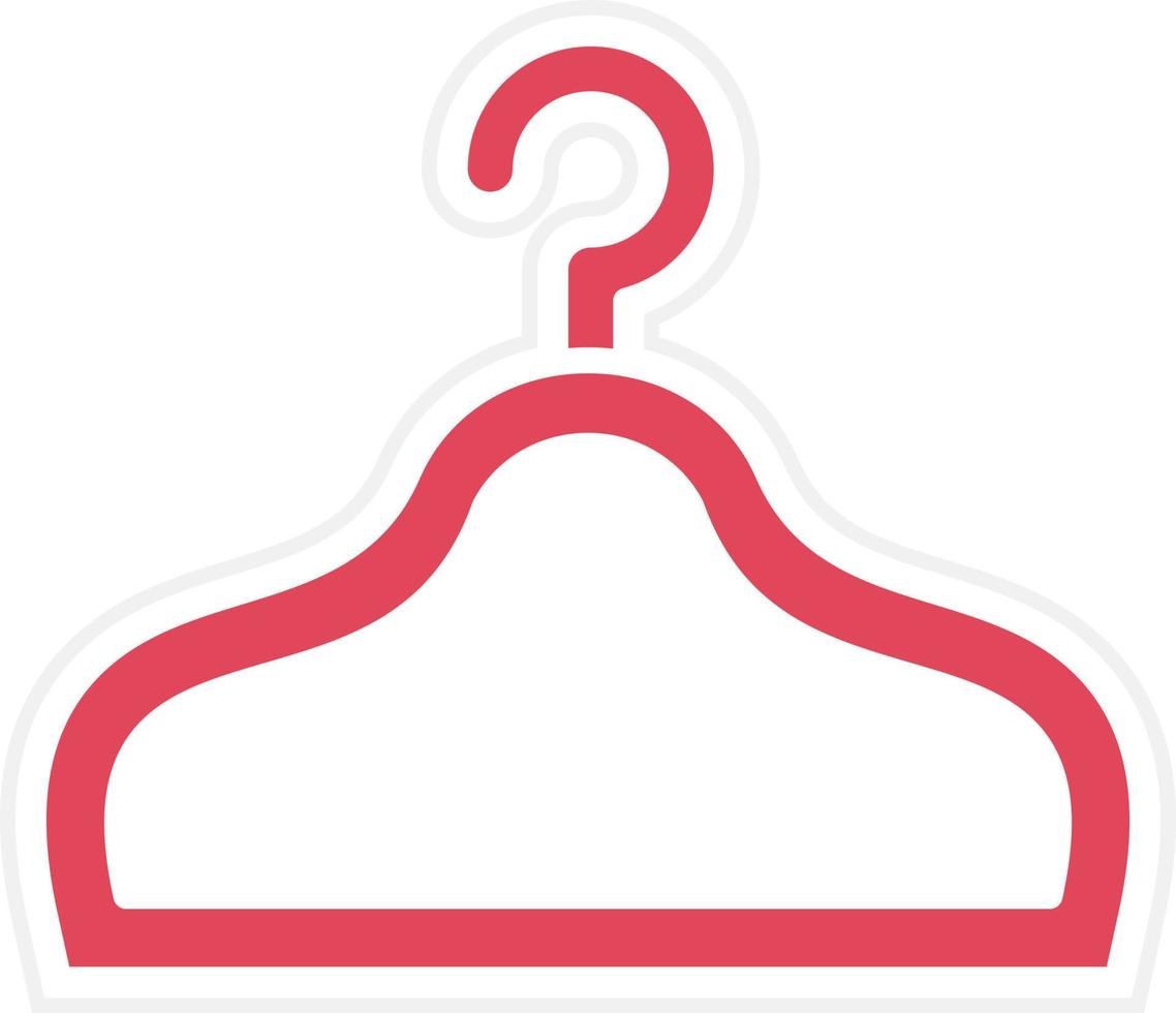 Clothes Hanger Icon Style vector