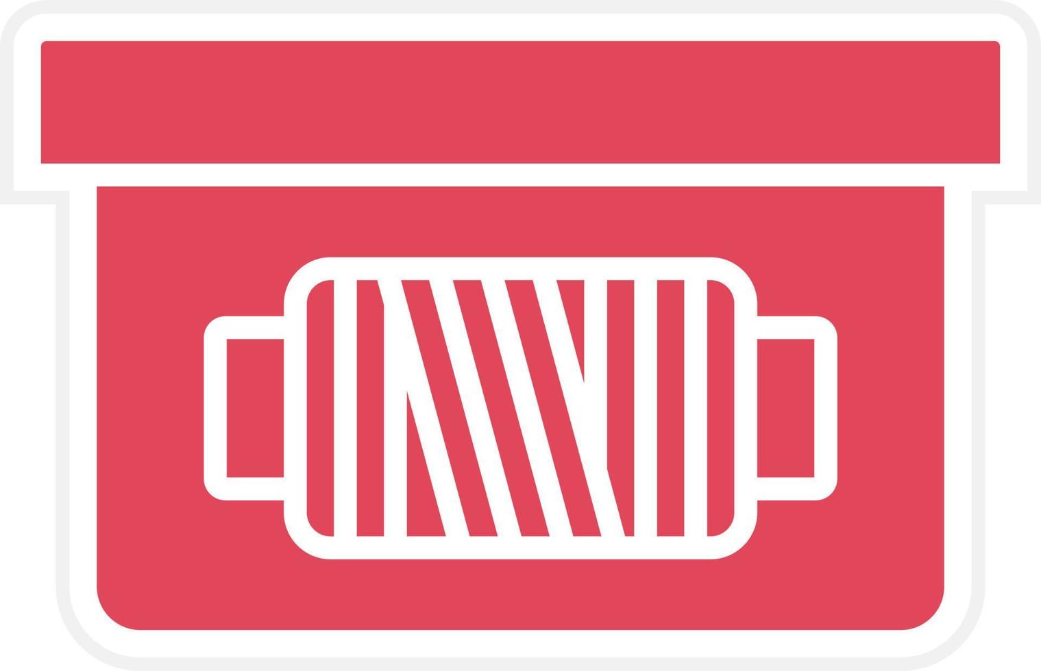 Sewing Box Icon Style vector